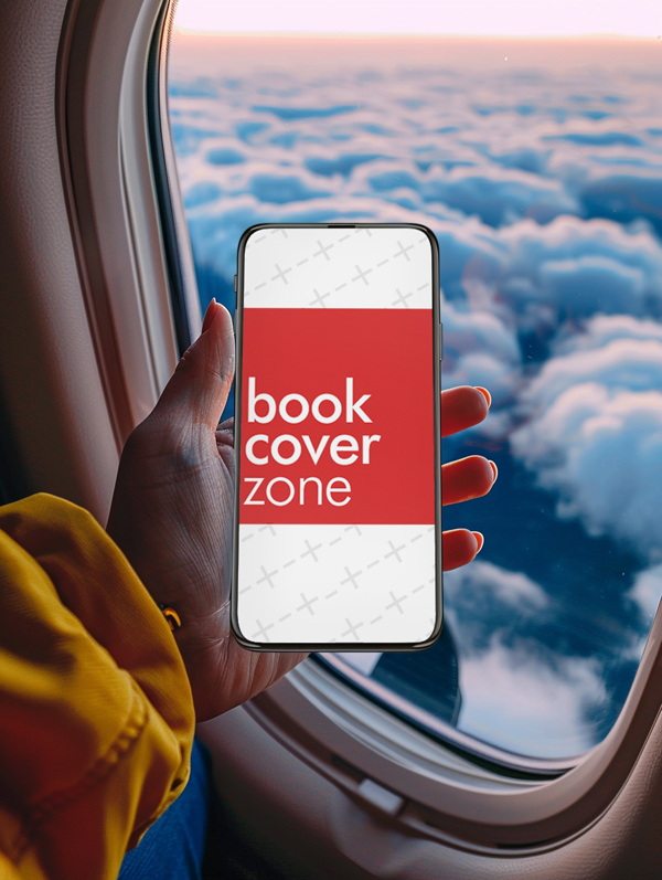 iPhone Screen Mockup with Clouds