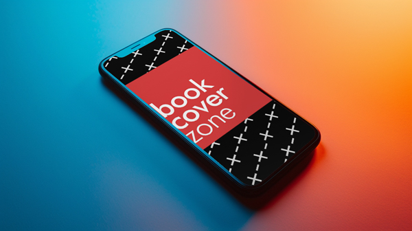 iPhone Screen Mockup with Neon Lighting