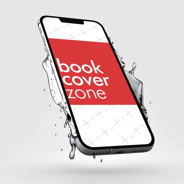 iPhone AI Model Mockup with Water Droppings