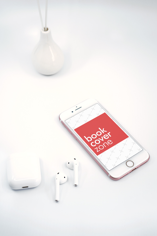 iPhone and AirPods Mockup