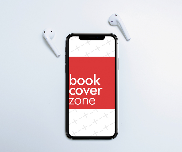 iPhone Screen Mockup with AirPods