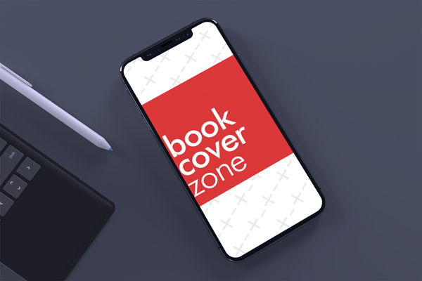 iPhone XS on Dark Background Mockup