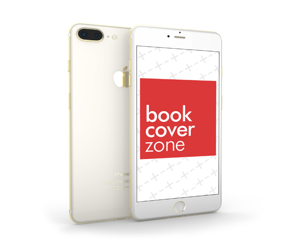 Isolated White and Golden iPhone in Portrait Mode