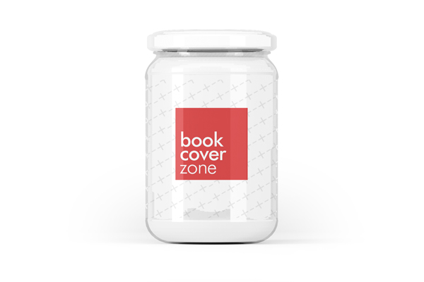 3D Glass Jar Mockup with Label