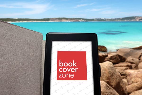 Kindle E-Book Reader at the Beach