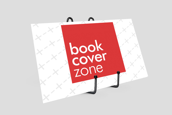 Landscape Card on Metal Stand Mockup