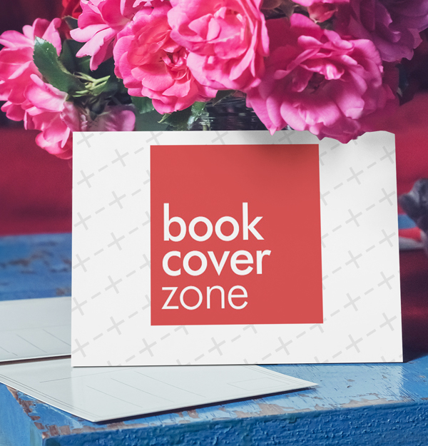 Floral Landscape Postcard Mockup