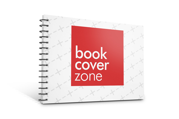 Landscape Spiral Bound Binder Mockup