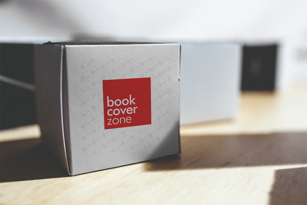Logo on Cardboard Product Box Mockup