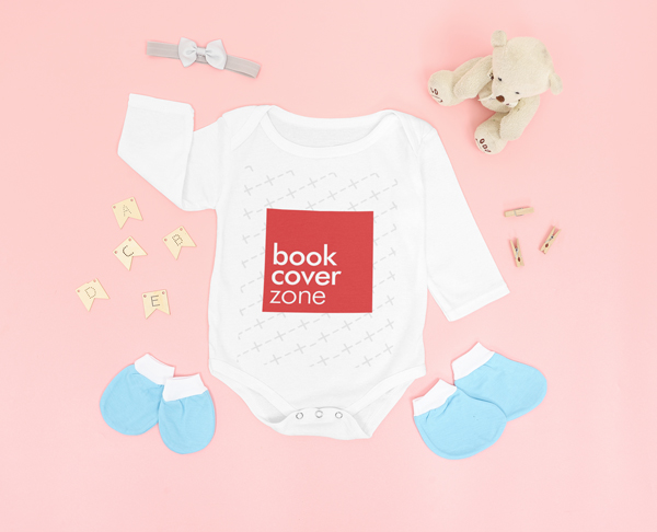 Long Sleeve Baby Bodysuit Mockup