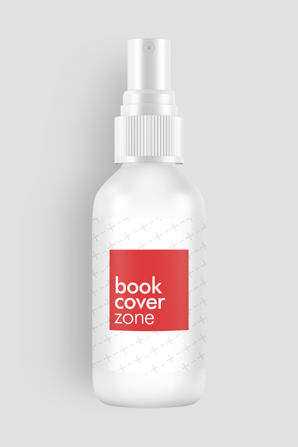 3D Mockup of Lying Plastic Spray Bottle