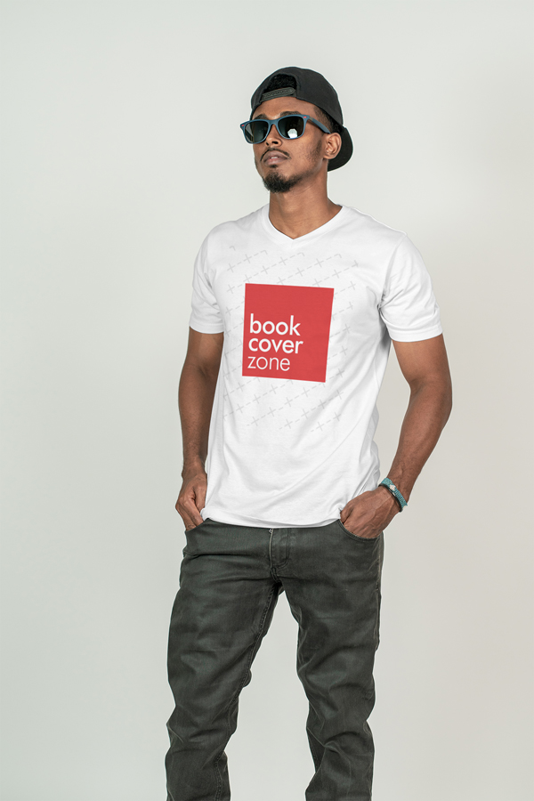 Man in Cap Shirt Mockup