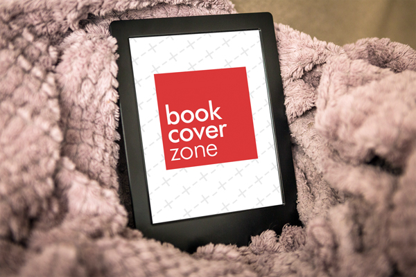 Digital Ebook Mockup with Kindle Reader