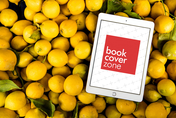 White iPad Mockup on Lemons