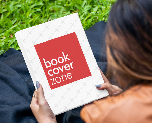Mockup of a Book with Woman