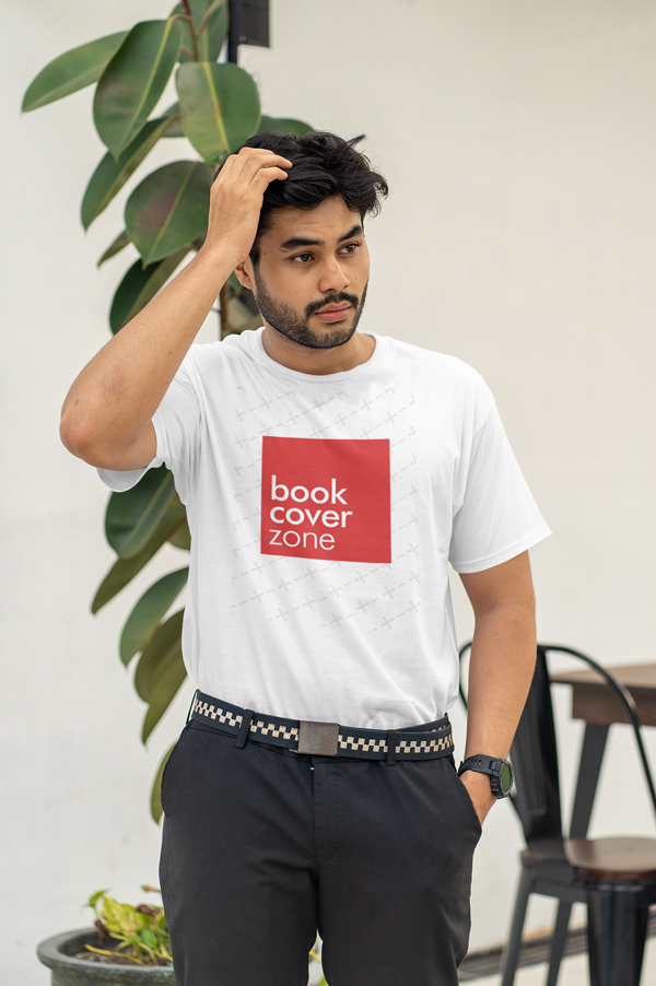 Man Mockup with Hair Touching Pose