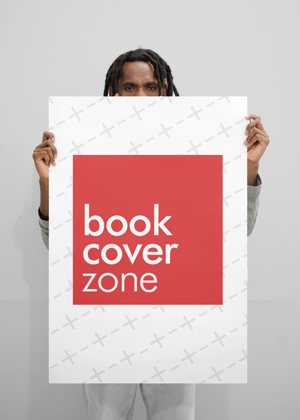Paper Mockup Featuring a Man with Locs