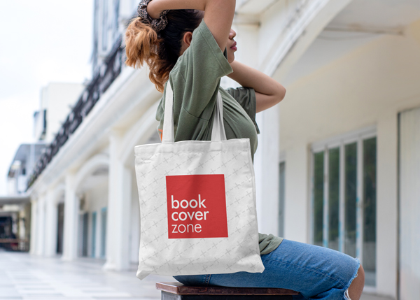 Tote Bag Mockup with Woman