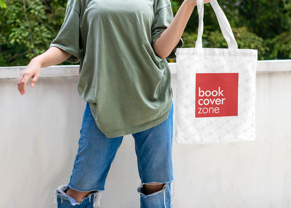 Tote Bag Mockup with Woman