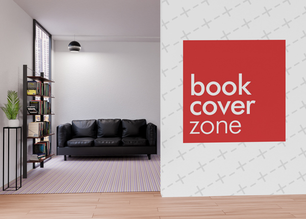 Mockup of a Wall Print Art with Room Divider