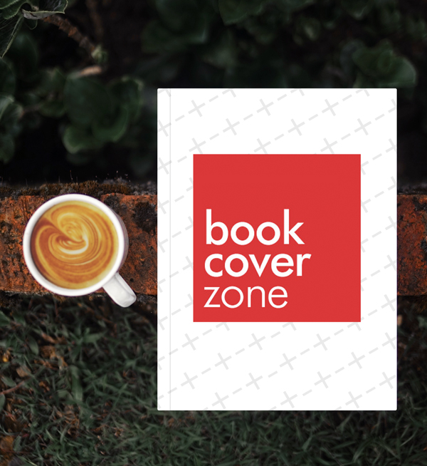 Blank Book Magazine Mockup Outdoors