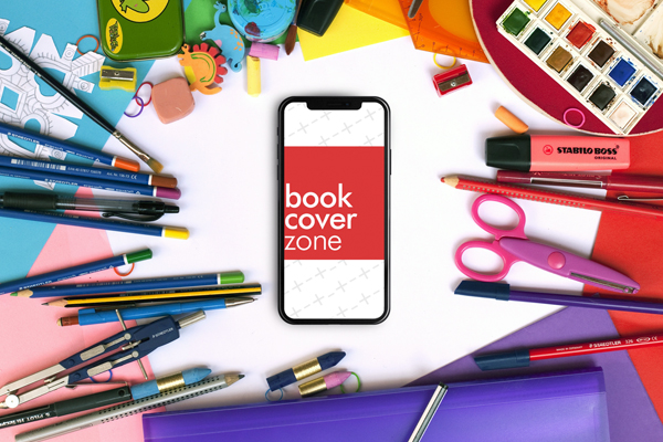 iPhone Mockup with School Supplies