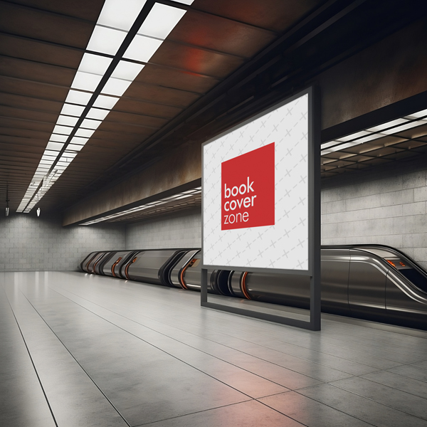 Modern Underground Metro Station Poster Mockup