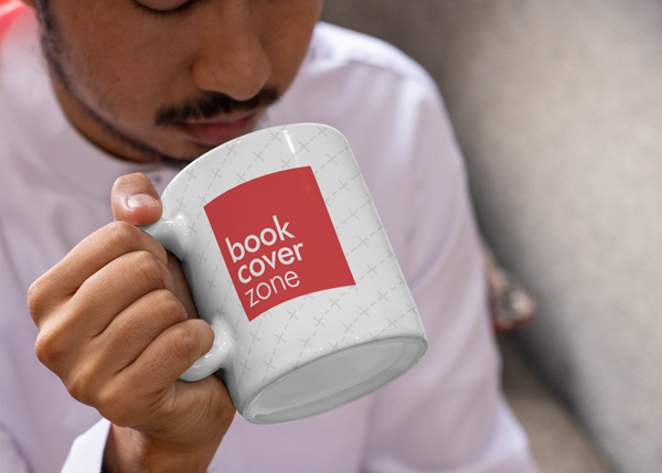 Coffee Mug Mockup with Man