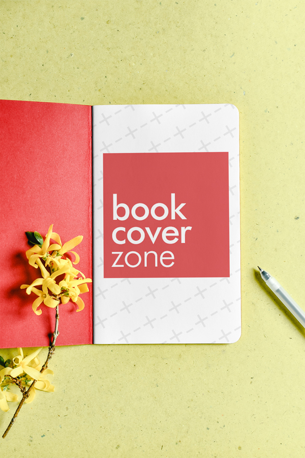 Notebook with Flower Design