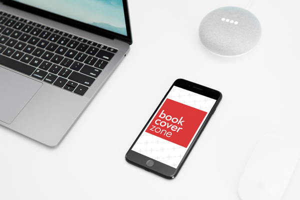 Black iPhone Mockup on Desk