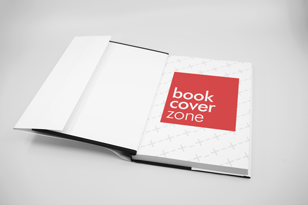 Opened Hardcover Book Mockup