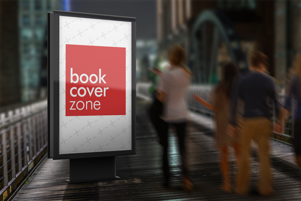 Outdoor Street Billboard Night Scene