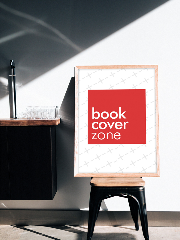 Photo Frame Mockup on Wood Chair