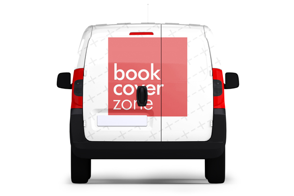 Pickup Transport Car Rear View Mockup
