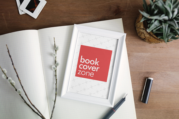 3D Wooden Photo Frame Mockup