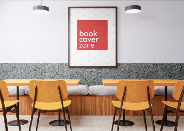 Portrait Canvas Mockup on Wall