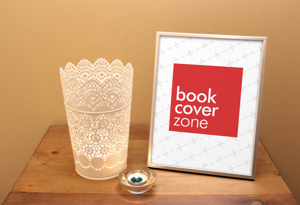 Elegant Portrait Photo Frame with Candle