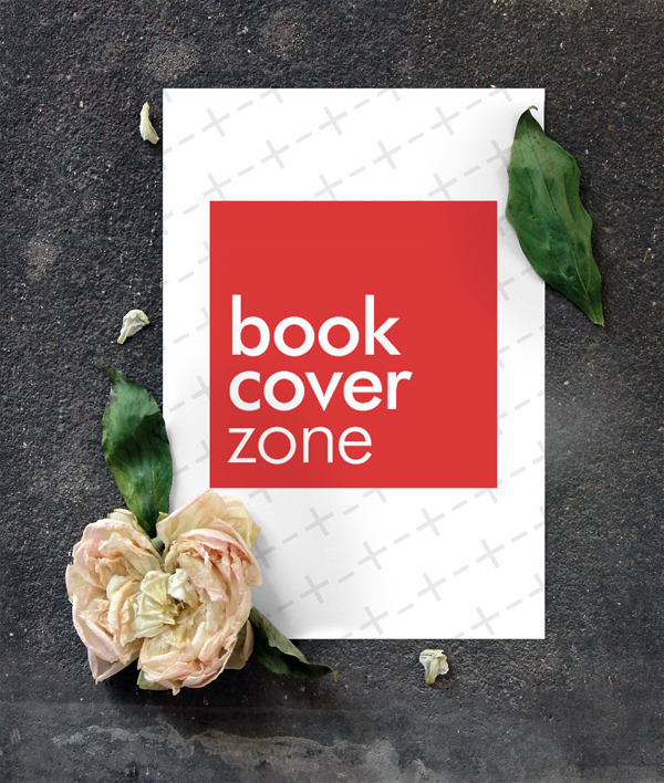 Floral Portrait Postcard Mockup