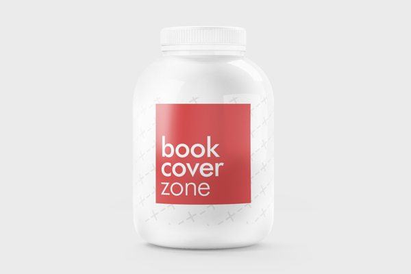 Plastic Protein Supplement Bottle Mockup