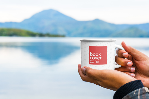 Enamel Mug Mockup with Nature Background
