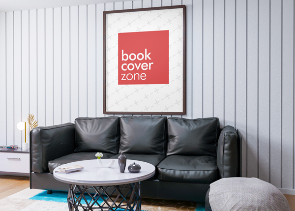 Side View Portrait Canvas Mockup