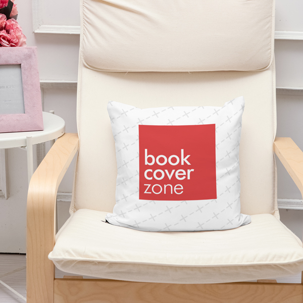 Small Pillow Mockup on Armchair