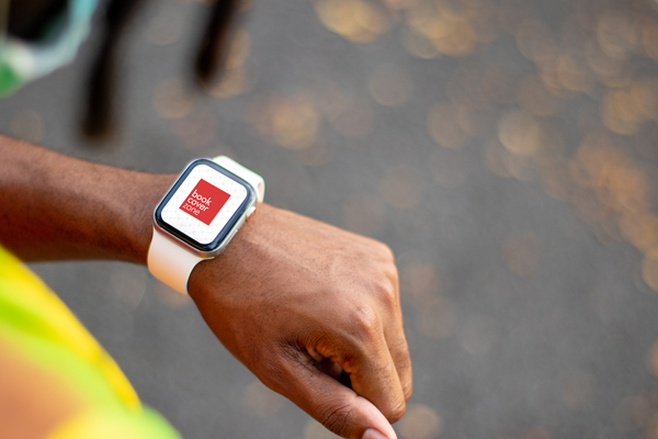 Smartwatch Mockup Featuring a Model