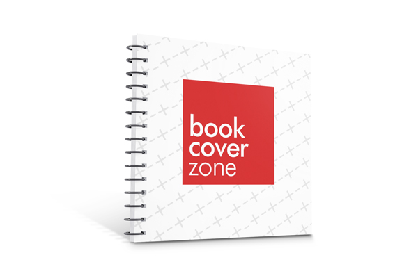 Square Binder Spiral Bound Book Mockup