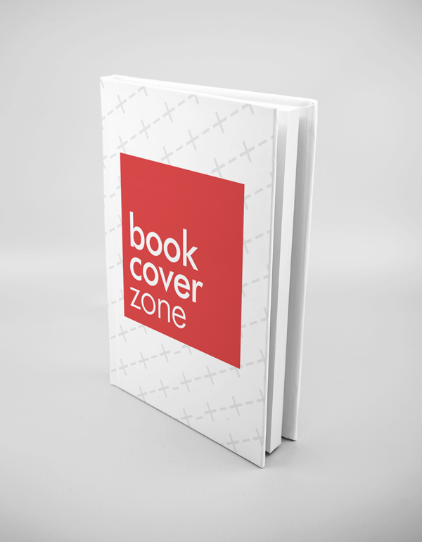 Standing Hardcover Book Mockup
