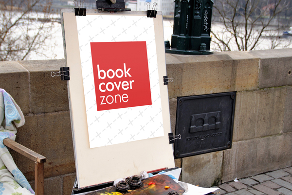 Street Artist Portrait Painting Mockup