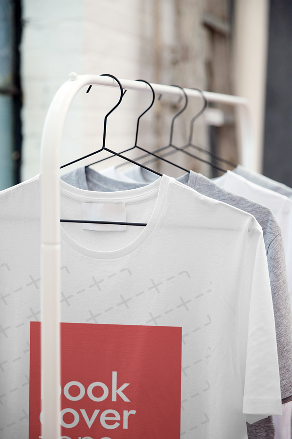 Realistic T-Shirt Mockup on Hanger