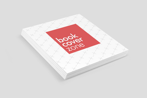 Thick 3D Square Paper Notepad Cover Mockup