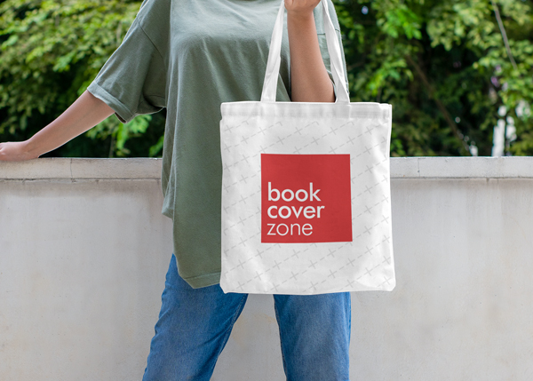 Tote Bag Mockup with Woman