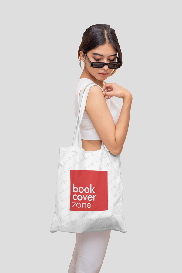 Tote Bag Mockup with Young Woman